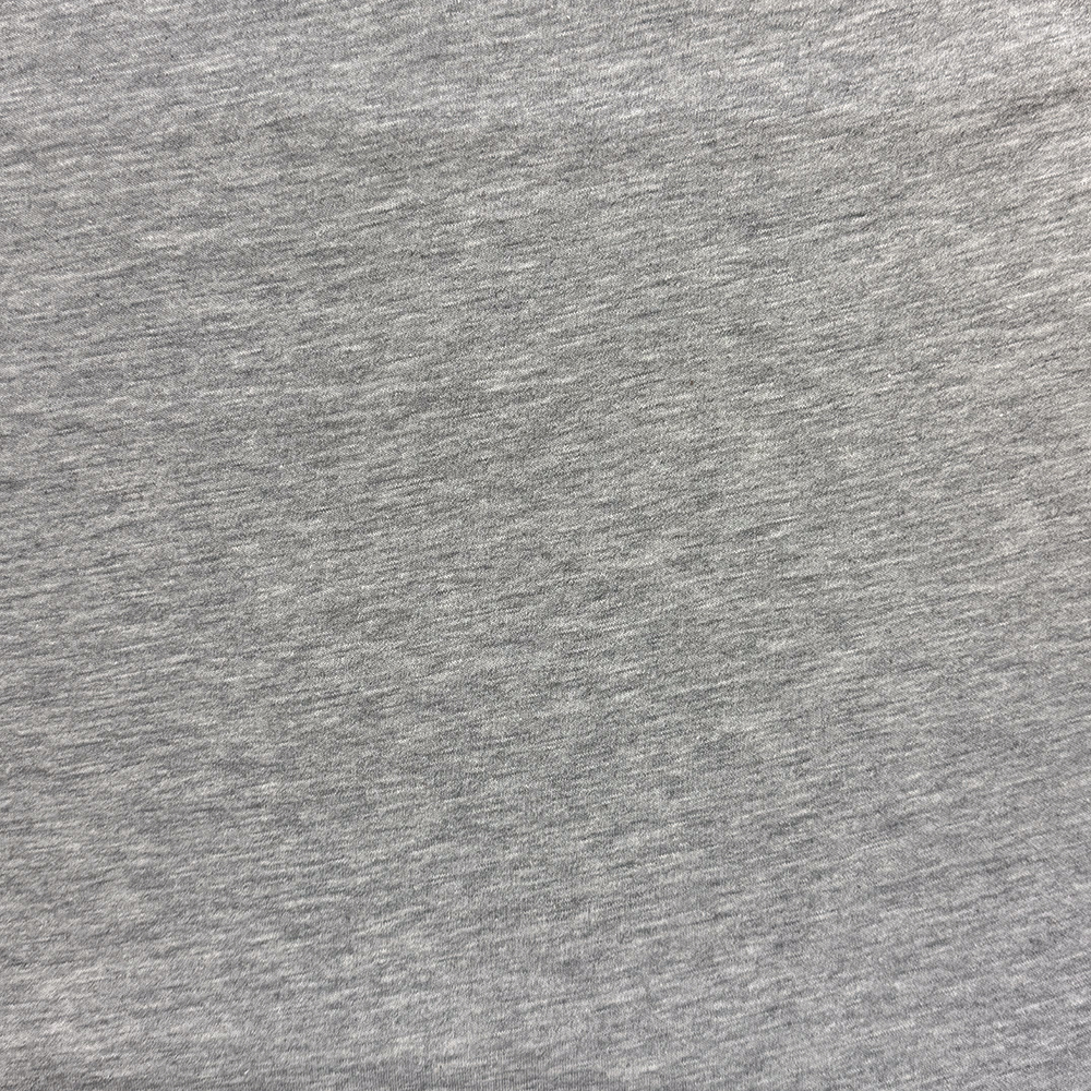 Leichter Sweat Stoff Grau Meliert | 210 g/m² | 95% Baumwolle / 5% Elasthan