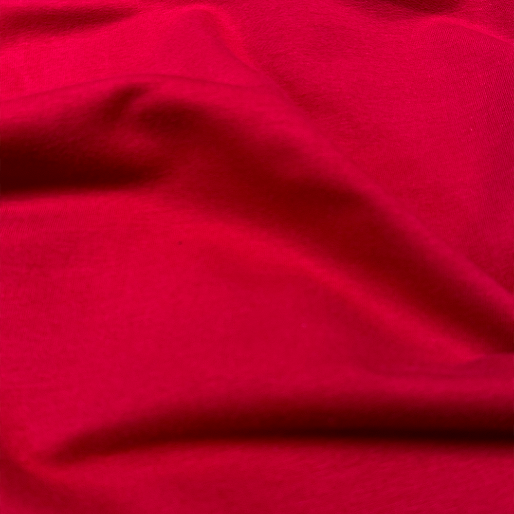Soft Sweat Stoff Rot | 225 g/m² | 95% Baumwolle / 5% Elasthan
