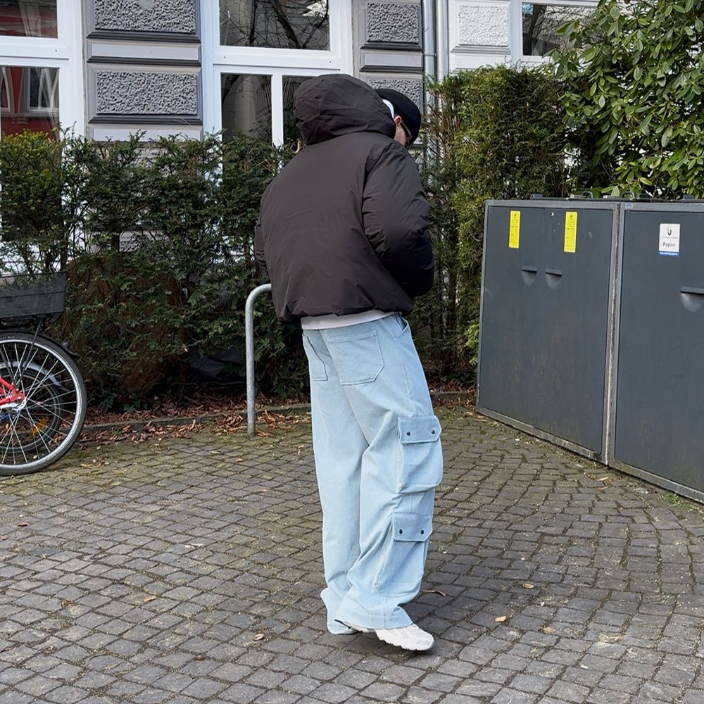 PDF Schnittmuster Cargo Jeans – DIY Baggy Hose mit Straight Cut nähen