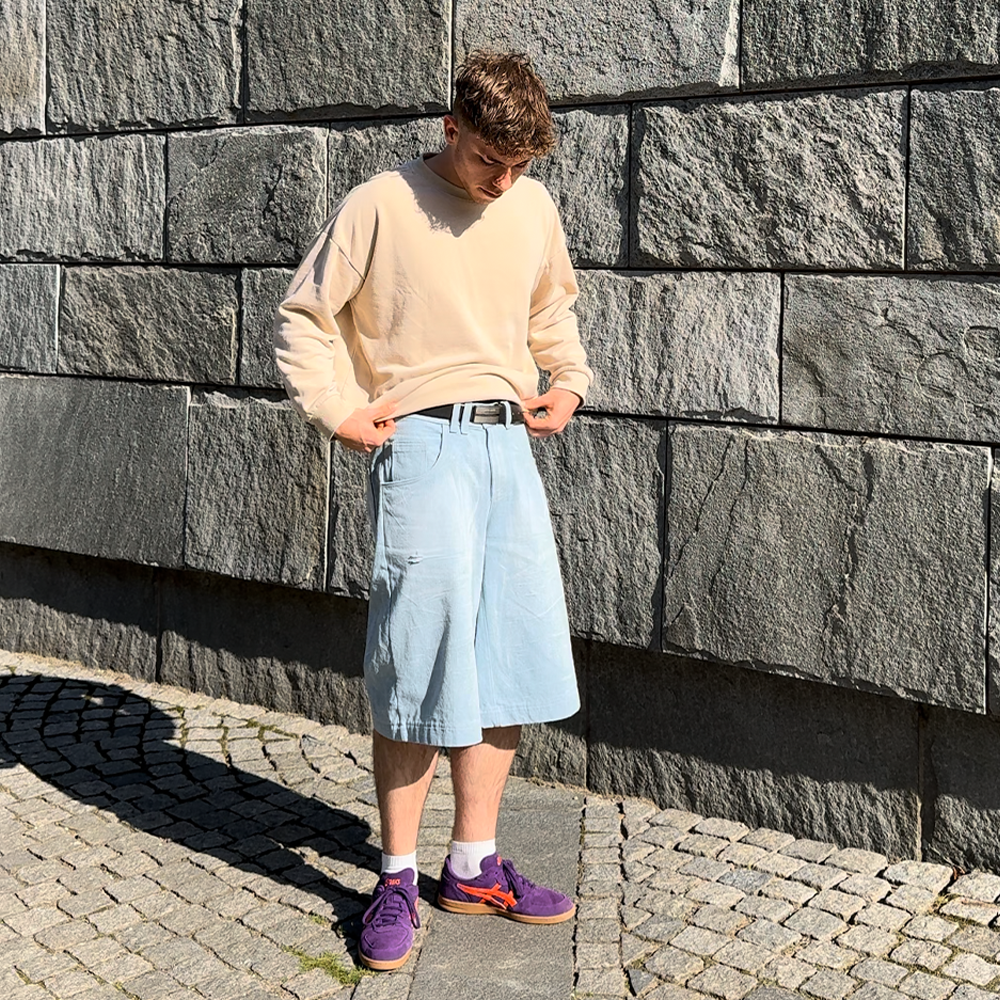 Baggy Jorts genäht aus PDF Schnittmuster – Oversize Shorts im Streetwear Look XS bis XL