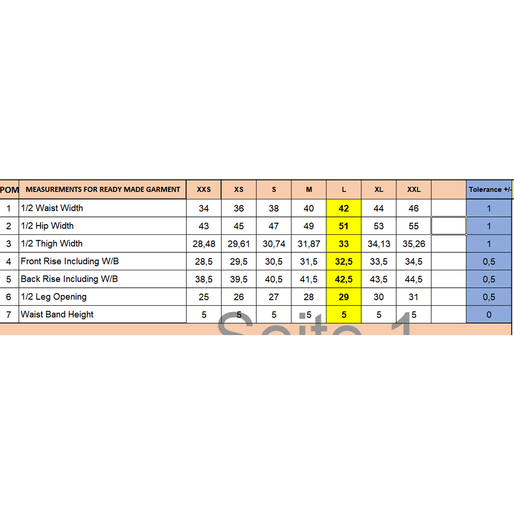 PDF Schnittmuster Straight Cut Baggy Jeans XXS-2XL | A4, A0 & US-Letter