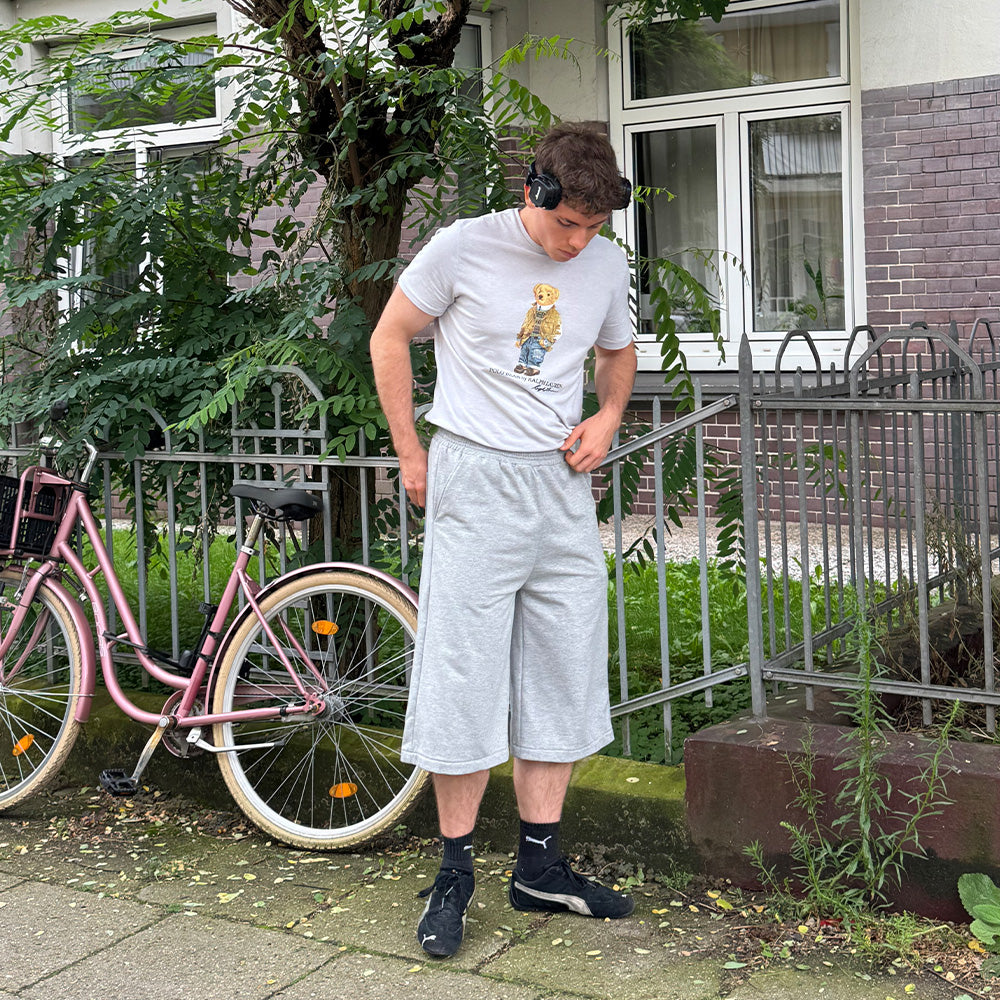 PDF Schnittmuster Sweat Jorts – selbstgenähte Baggy Shorts aus Sweatstoff