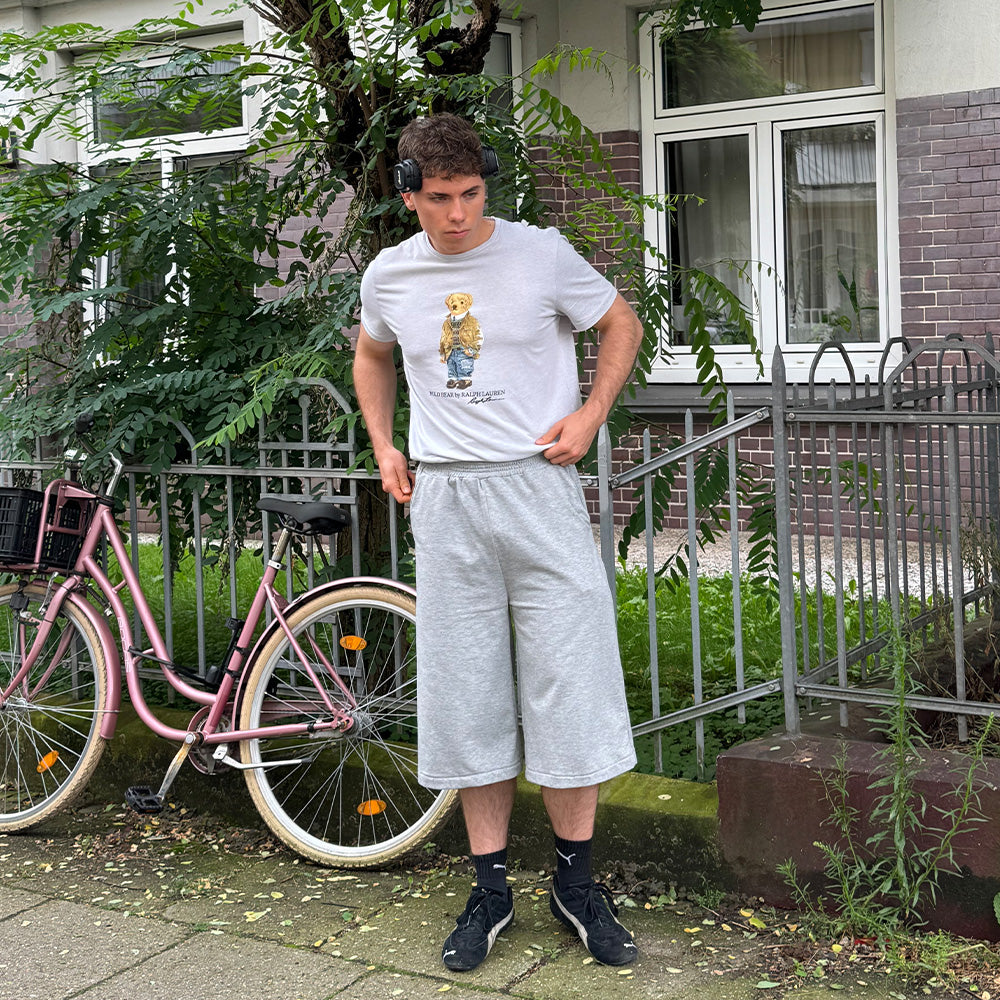 Sweat Jorts genäht aus PDF Schnittmuster – Oversize Shorts im DIY Style XS bis XL