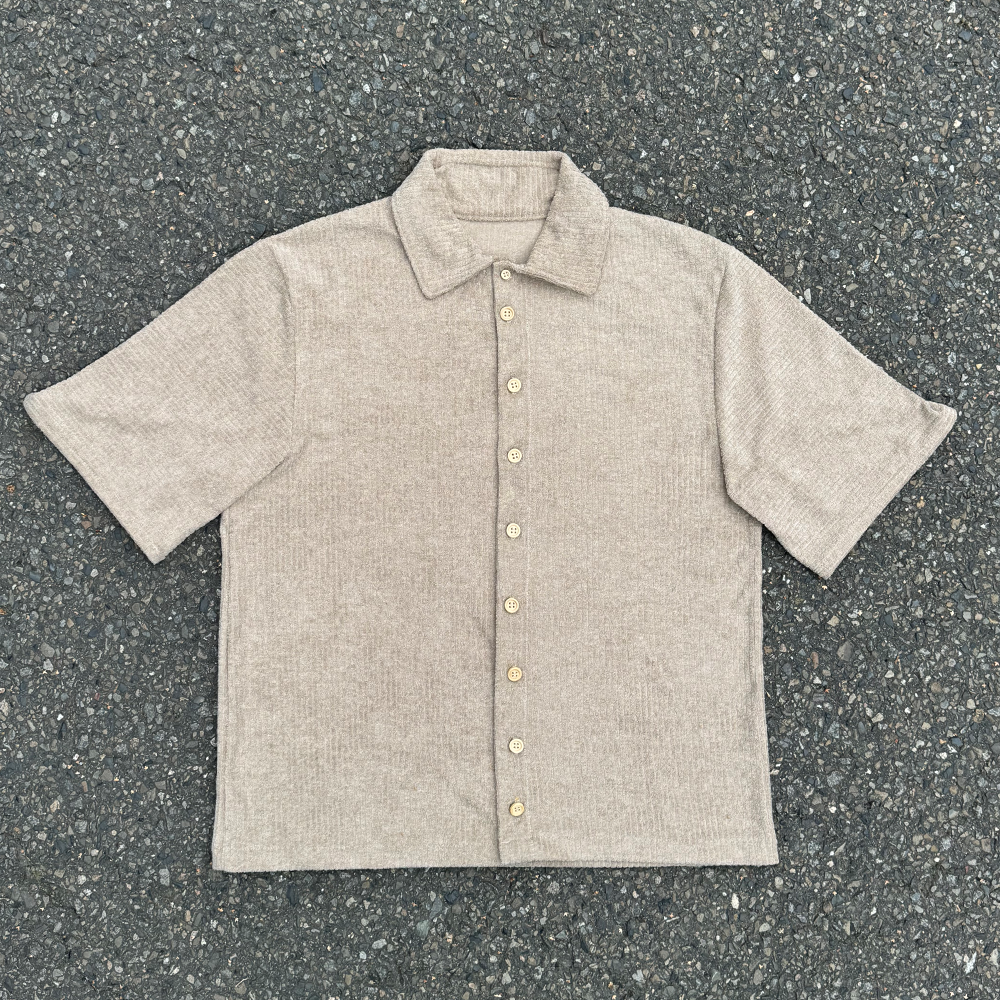 Oversize Hemd Vorder- und Rückansicht – genäht aus PDF Schnittmuster S bis XL