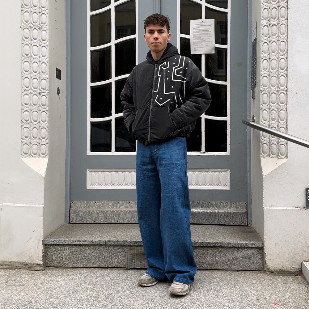 Straight Cut Baggy Jeans genäht aus PDF Schnittmuster – Oversize Jeans im Streetwear Look XS bis XL