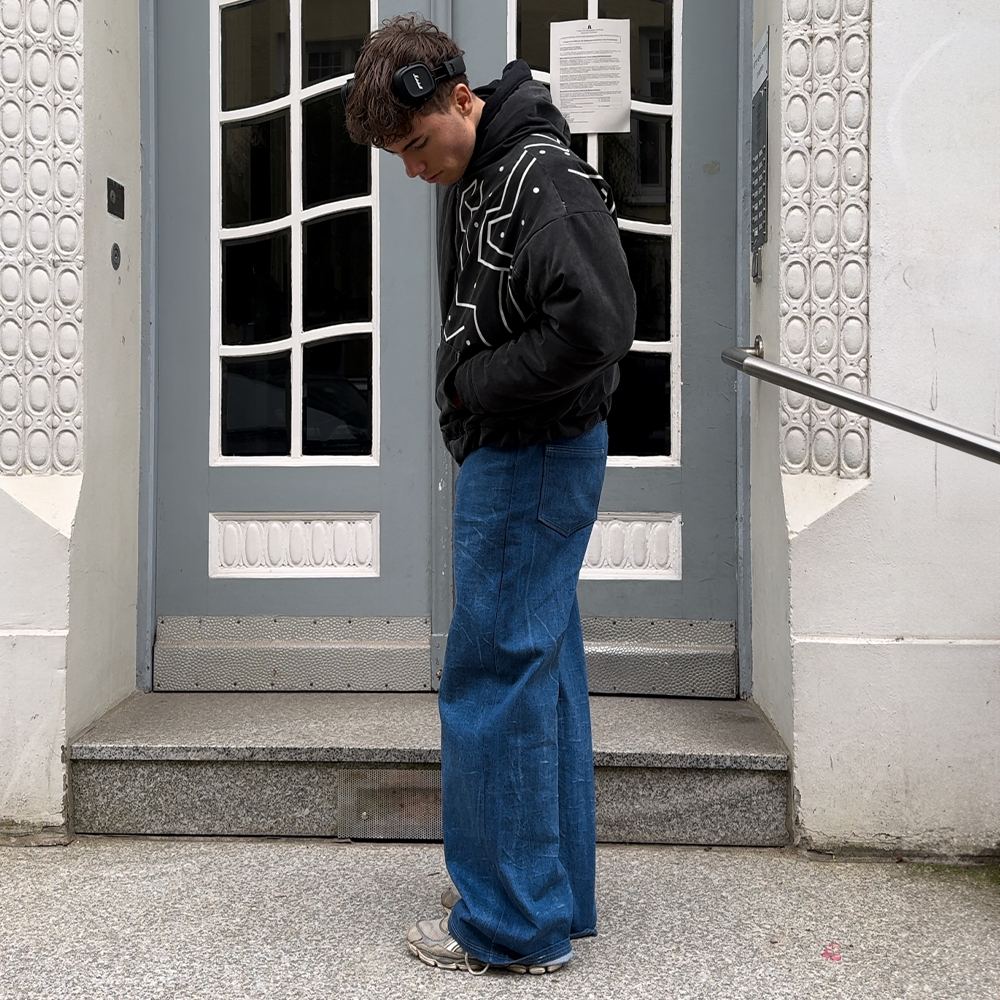 PDF Schnittmuster Baggy Jeans Straight Cut – DIY Jeans nähen im Oversize Style