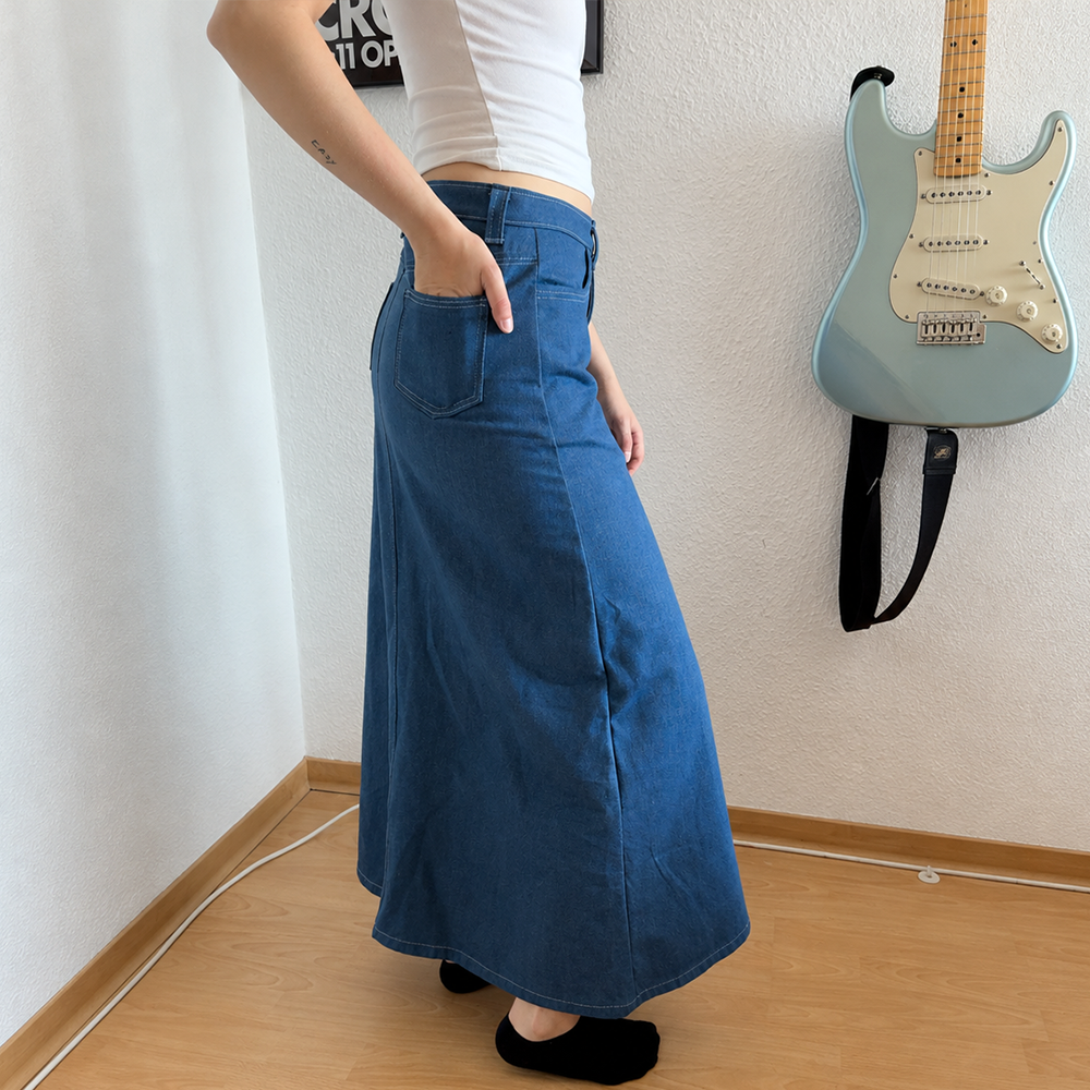 PDF Sewing Pattern Denim Skirt Long XXS-2XL | A4, A0 & US Letter