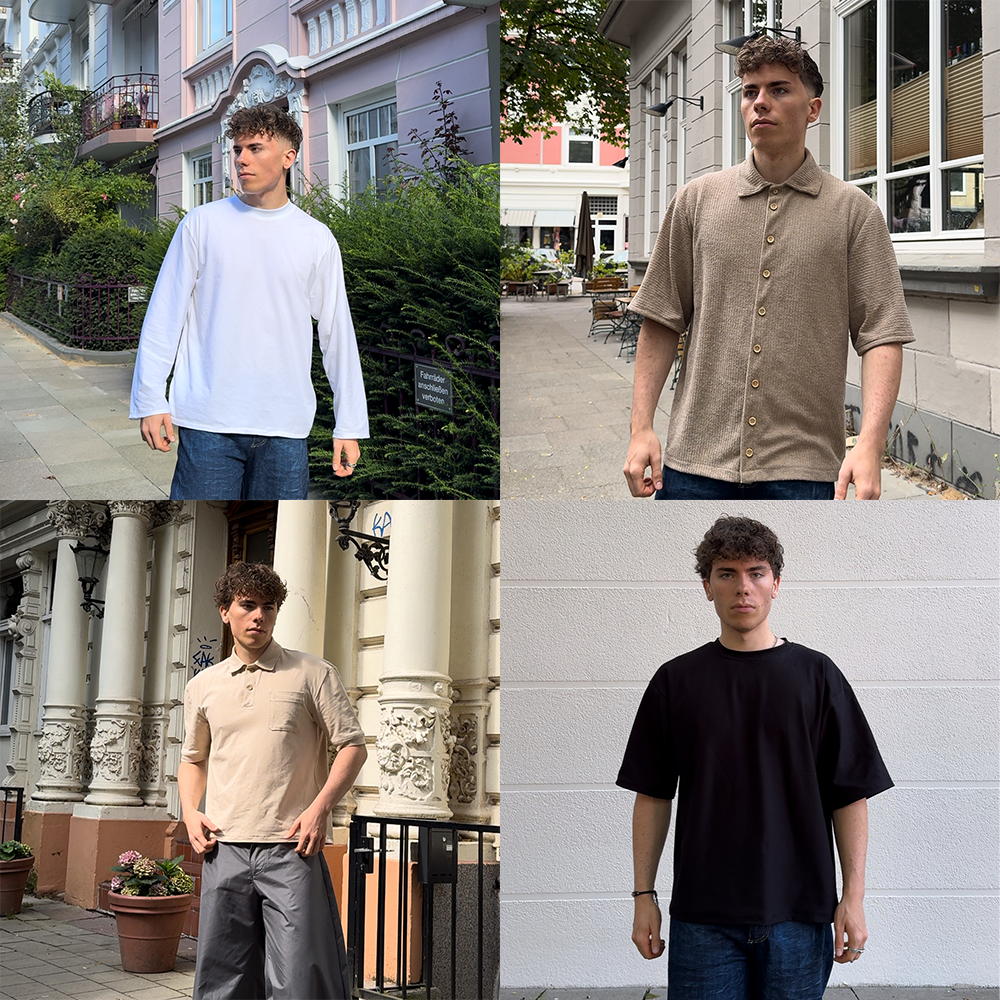 DIY Schnittmuster Shirts im DIN A4 Format zum Ausdrucken