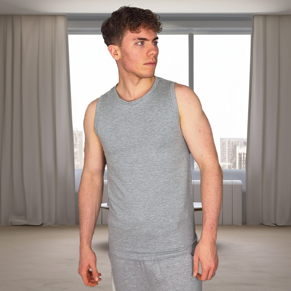 Tank Top genäht aus PDF Schnittmuster – DIY ärmelloses Shirt im Oversize Look S bis XL