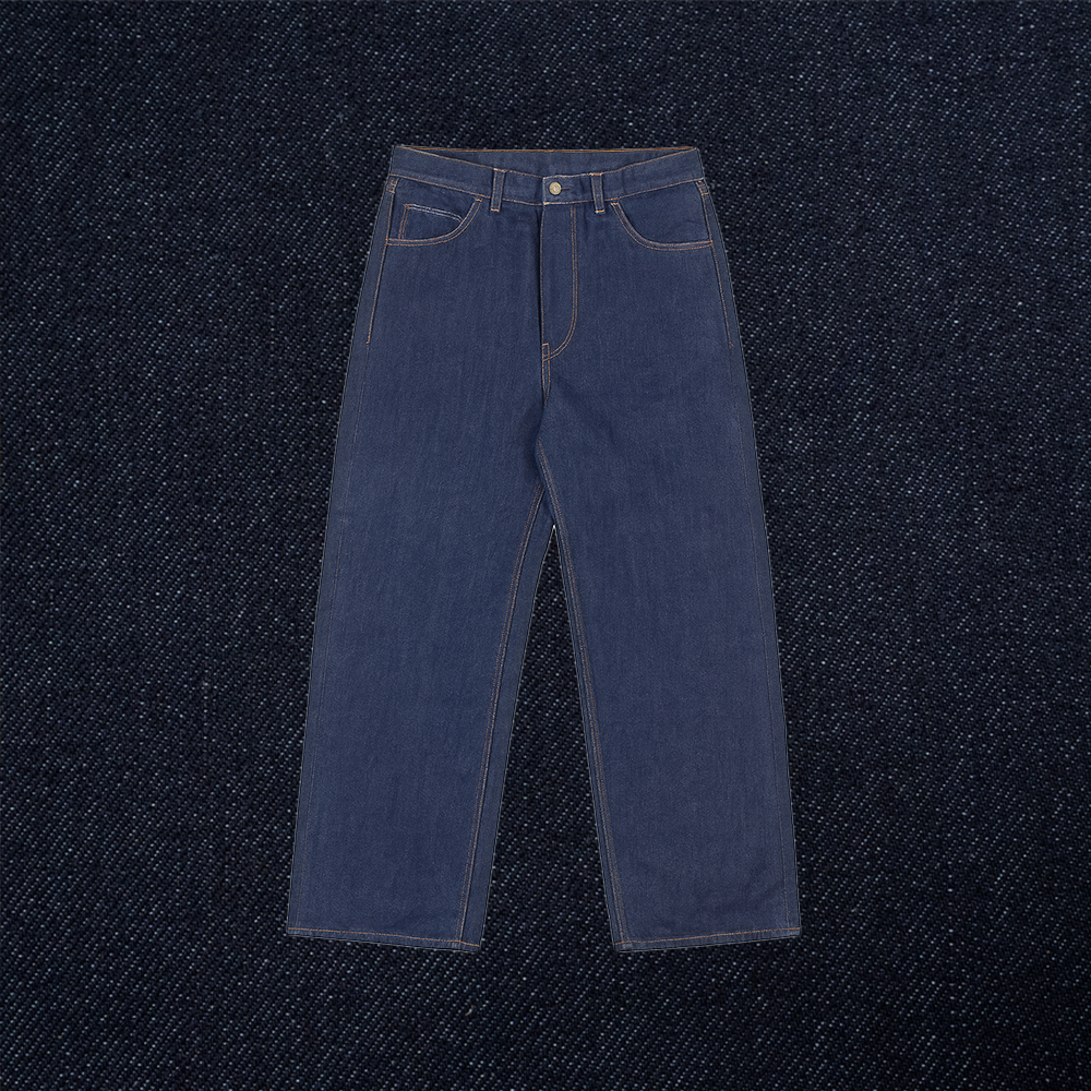 Baggy Jeans DIY Kit | 2.5m Heavy Denim Stoff & Schnittmuster