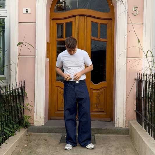 Oversize Baggy Jeans im Streetwear Look – selbstgenäht mit PDF Schnittmuster